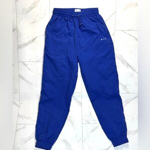 WILO Blue Jogger Pants Elastic Waist Drawstring Size XS